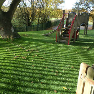 Completed School Artificial Grass Installation