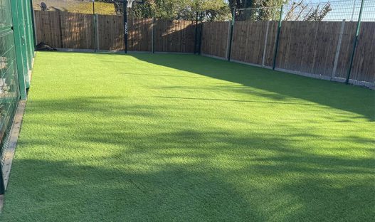 Completed sports area for kids