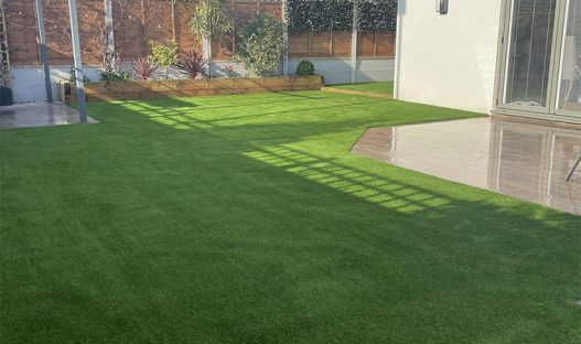 Artificial grass lawn Rayleigh fitted