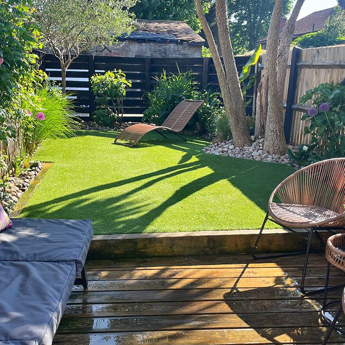 Mediterranean garden look