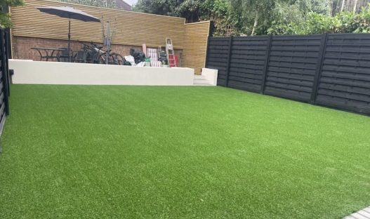 Burnt lawn rejuvenated