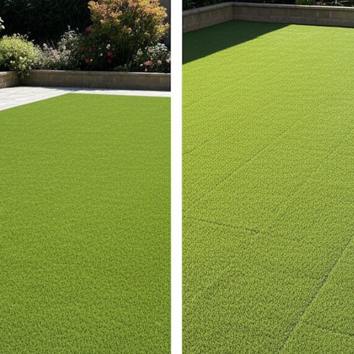 diy v professionally installed artificial grass
